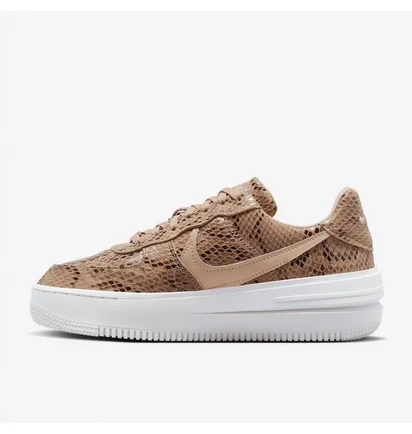 Кроссовки женские Nike Sportswear Air Force 1 Plt.Af.Orm Brown FJ4965-200