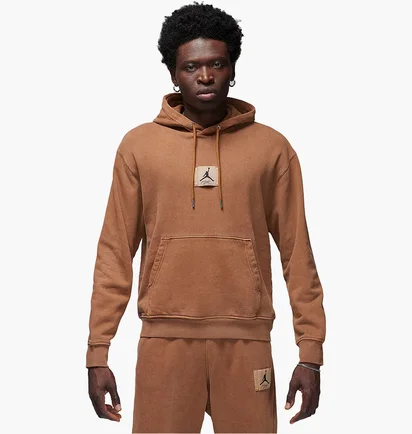 Худи мужское Air Jordan Essentials Statement Fleece Washed Pullover Hoodie Brown FB7290-281