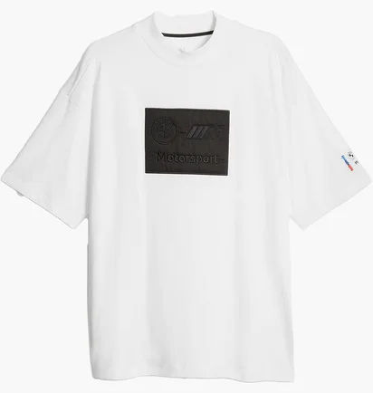 Футболка чоловіча Puma Bmw M Motorsport Statement Logo Tee White 621080-02