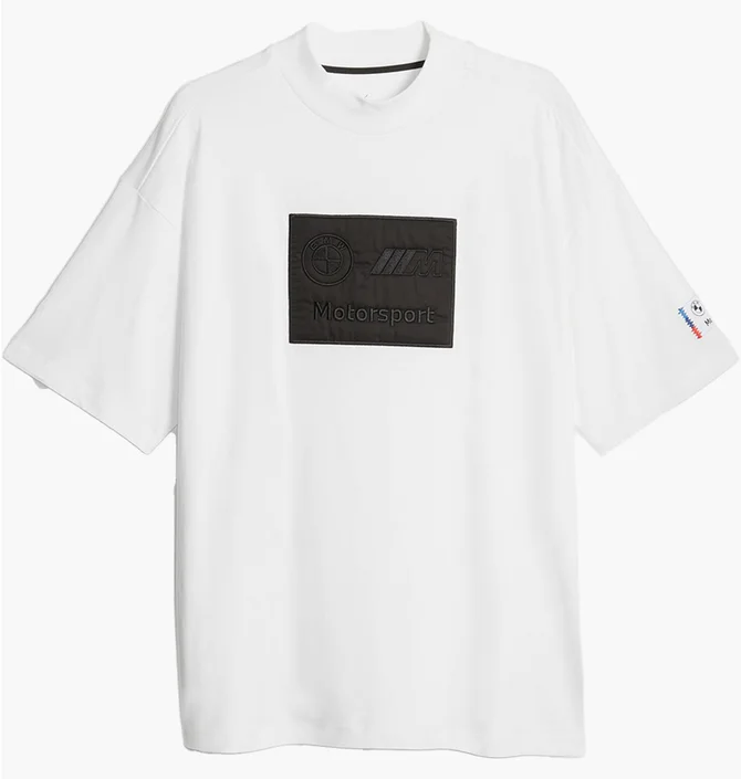 Футболка чоловіча Puma Bmw M Motorsport Statement Logo Tee White 621080-02