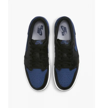 Кроссовки мужские Air Jordan 1 Retro Low Og "Mystic Navy" Black/Blue Cz0790-041