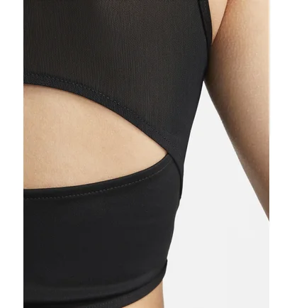 Топ жіночий Nike W Df Air Crop Tank Black DX0284-010