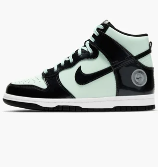 Кроссовки детские Nike Dunk High Se Gs Black/Green Dd1846-300