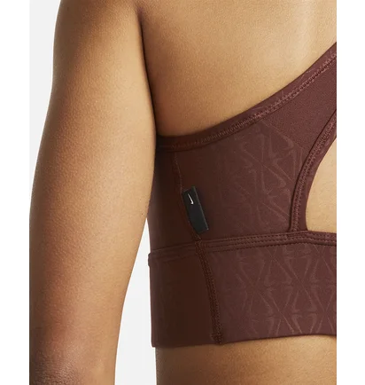 Топ женский Nike Womens Medium-Support 1-Piece Pad Longline Printed Sports Bra Bordo Dm0553-273