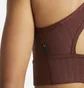 Топ женский Nike Womens Medium-Support 1-Piece Pad Longline Printed Sports Bra Bordo Dm0553-273