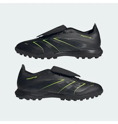 Сороконожки мужские Adidas Predator League Fold-Over Tongue Turf Black JQ1073