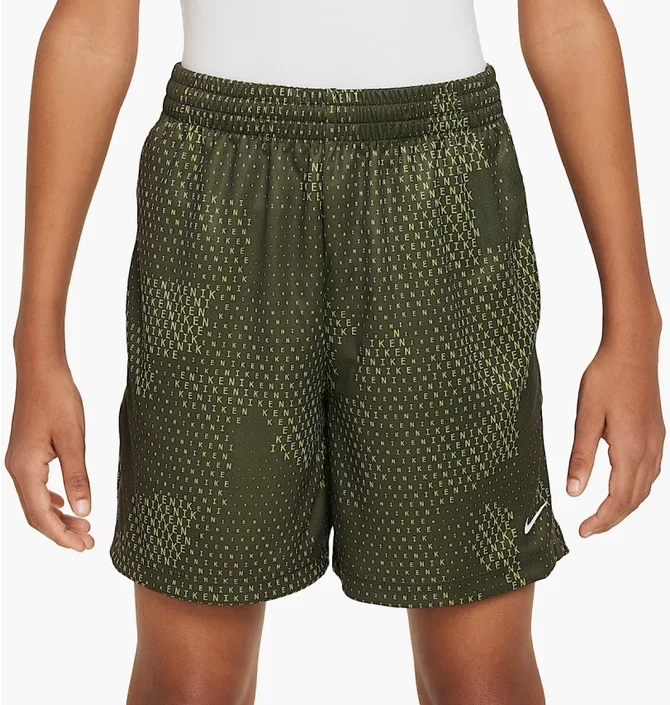 Шорти дитячі Nike Multi Older Kids (Boys) Dri-Fit Shorts Camo/Green FN8696-325