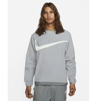 Свитшот мужской Nike Club+ MenS Fleece Winterized Crew Grey DQ4894-073