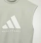 Майка унісекс Adidas Basketball Sleeveless Tee Olive IA3444