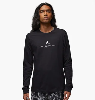 Лонгслив мужской Air Jordan M J Df Sprt Gfx Ls Crew Black DV8446-010