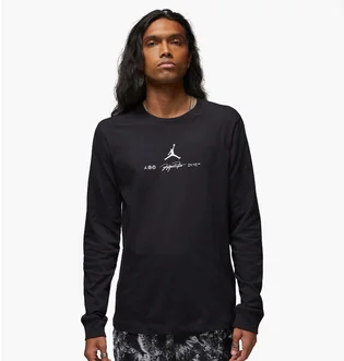 Лонгслив мужской Air Jordan M J Df Sprt Gfx Ls Crew Black DV8446-010