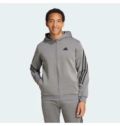 Толстовка чоловіча Adidas Future Icons 3-Stripes Grey IW8529