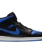 Кроссовки мужские Air Jordan 1 Mid Black/White/Hyper Royal 554724-068