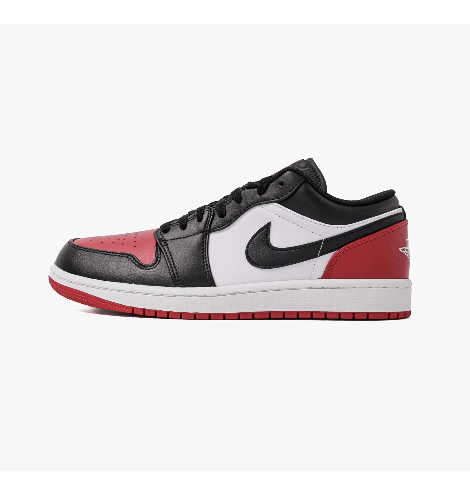 ᐉ Кросівки чоловічі Air Jordan 1 Low Black/Red 553558-161