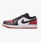 Кроссовки мужские Air Jordan 1 Low Black/Red 553558-161