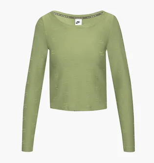 Лонгслів жіночий Nike T-Shirt W Nsw Air Aop Ls Top Olive DQ6919-334