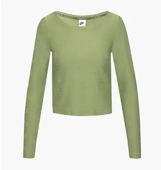 Лонгслів жіночий Nike T-Shirt W Nsw Air Aop Ls Top Olive DQ6919-334