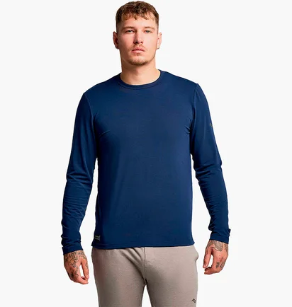 Лонгслив мужской Saucony Triumph Long Sleeve Blue SAM800400-NV