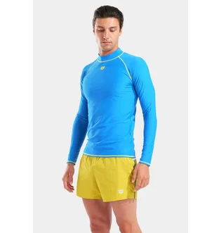 Лонгслив мужской Arena Rash Vest Graphic Blue 011107-830