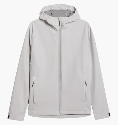 Куртка чоловіча 4F Windproof Membrane 5000 Softshell Grey 4FWAW25TSOFM362-27S