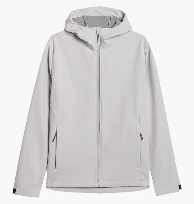 Куртка чоловіча 4F Windproof Membrane 5000 Softshell Grey 4FWAW25TSOFM362-27S