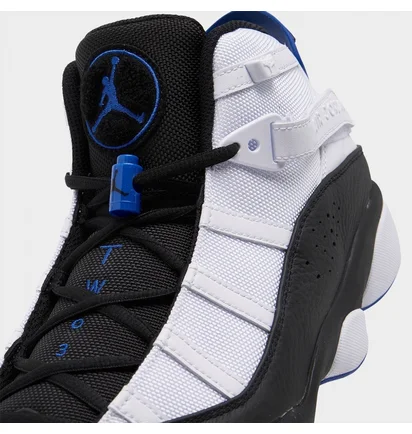 Кроссовки мужские Air Jordan 6 Rings Basketball Shoes White/Black 322992-142