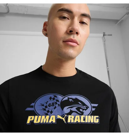 Футболка мужская Puma Graphics Racing MenS Tee Black 688898-01