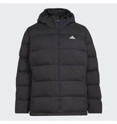 Куртка жіноча Adidas Helionic Hooded Down Jacket (Plus Size) Black Hg8697