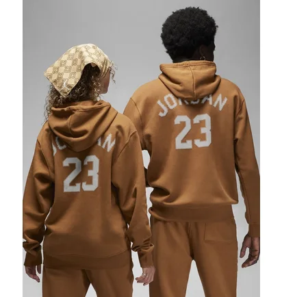 Худи унисекс Air Jordan Essentials Holiday Fleece Pullover Hoodie Brown FD7465-281