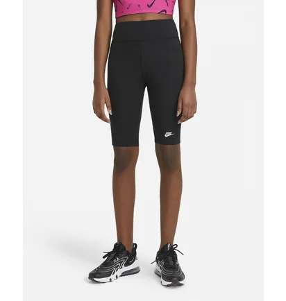 Шорты детские Nike Big Kids (Girls) High-Rise 9 Bike Shorts Black Da1243-010