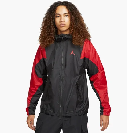 Вітровка чоловіча Air Jordan Essentials Woven Jacket Black/Red DA9832-010