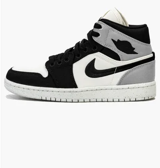Кросівки жіночі Air Jordan 1 Retro Mid Se Light Steel Black/White DV0427-100