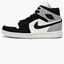 Кроссовки женские Air Jordan 1 Retro Mid Se Light Steel Black/White DV0427-100