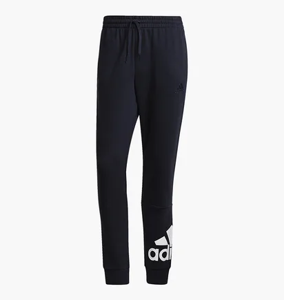 Штани чоловічі Adidas Essentials French Terry Tapered Cuff Logo Pants Black GK8979
