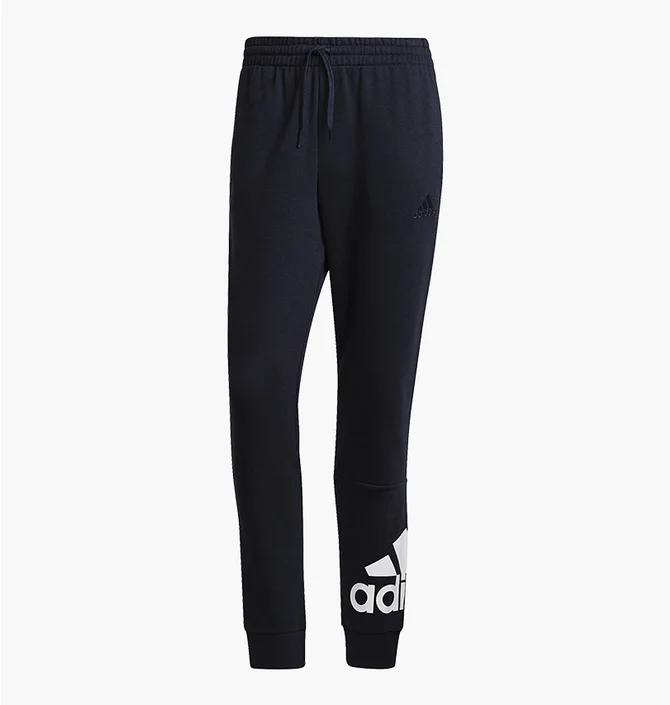 Штани чоловічі Adidas Essentials French Terry Tapered Cuff Logo Pants Black GK8979