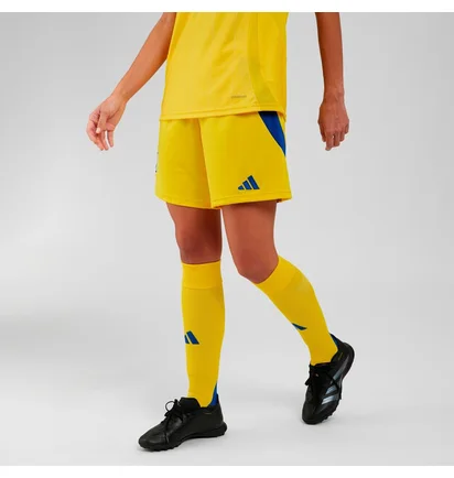 Шорти жіночі Adidas Ukraine 24 Performance Yellow IP2180
