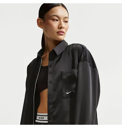 Рубашка женская Nike Sportswear Oversized Black IM0575-010