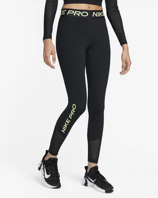 Легінси жіночі Nike Pro Mid-Rise Full-Length Leggings Black FB5687-010