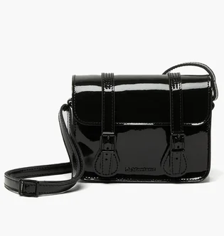 Сумка унісекс Dr. Martens 7 Inch Patent Leather Crossbody Bag Black AC917005