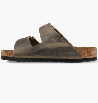 Тапочки чоловічі BIRKENSTOCK Arizona Oiled Leather Footbed Sandals Grey 1019313