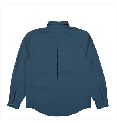 Рубашка мужская Nike Acg Dri-Fit Uv Devastation Trail Shirt Blue DN3936-437