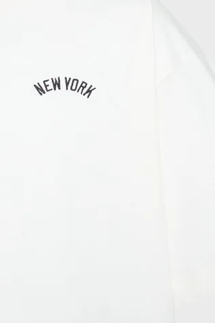 Футболка унісекс 47 Brand New York Yankees Postered White 637164SS-FS