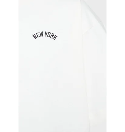 Футболка унісекс 47 Brand New York Yankees Postered White 637164SS-FS