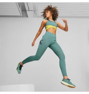 Топ женский Puma First Mile High Impact Bra Green 523210-84