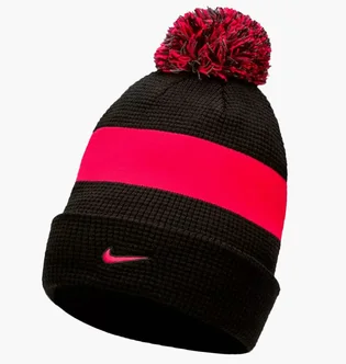 Шапка унисекс Nike Psg Pom Beanie Black/Pink DM8928-011