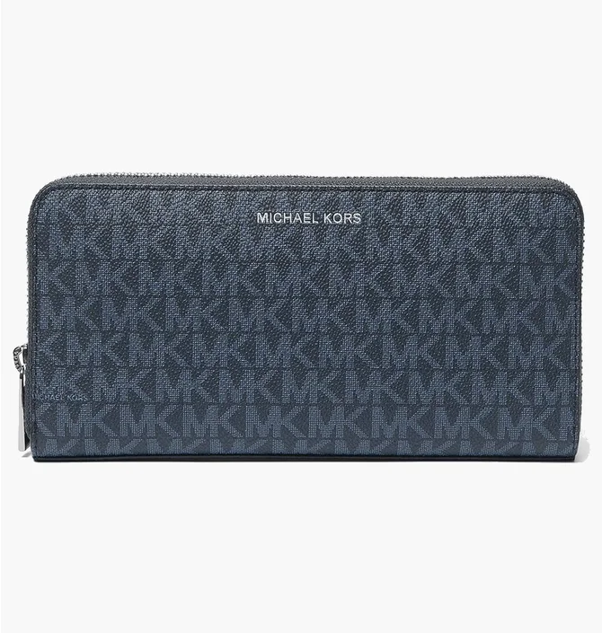 Кошелек мужской Michael Kors Cooper Logo Zip-Around Wallet Blue 36U9MCRE3B-ADMRL-PLBLUE-120908