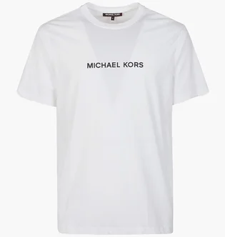 Футболка мужская Michael Kors K Wave Short Sleeve T-Shirt White CH351RIFV4