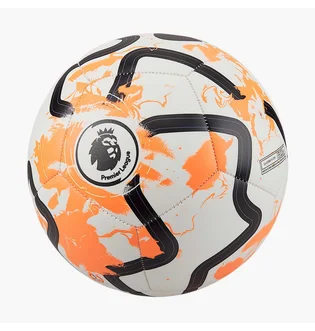 Футбольний м'яч Nike Premier League Pitch White/Orange FB2987-100