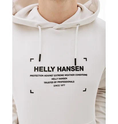 Худи мужское Helly Hansen Move Sweat Hoodie White 53701-823