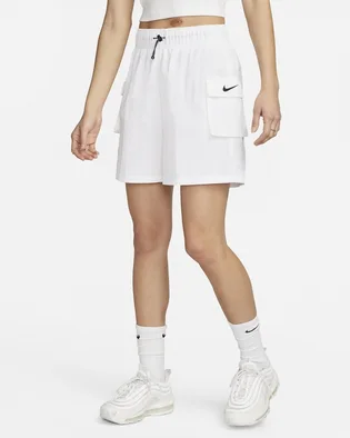 Шорты женские Nike W Nsw Essntl Wvn Hr Short White DM6247-100